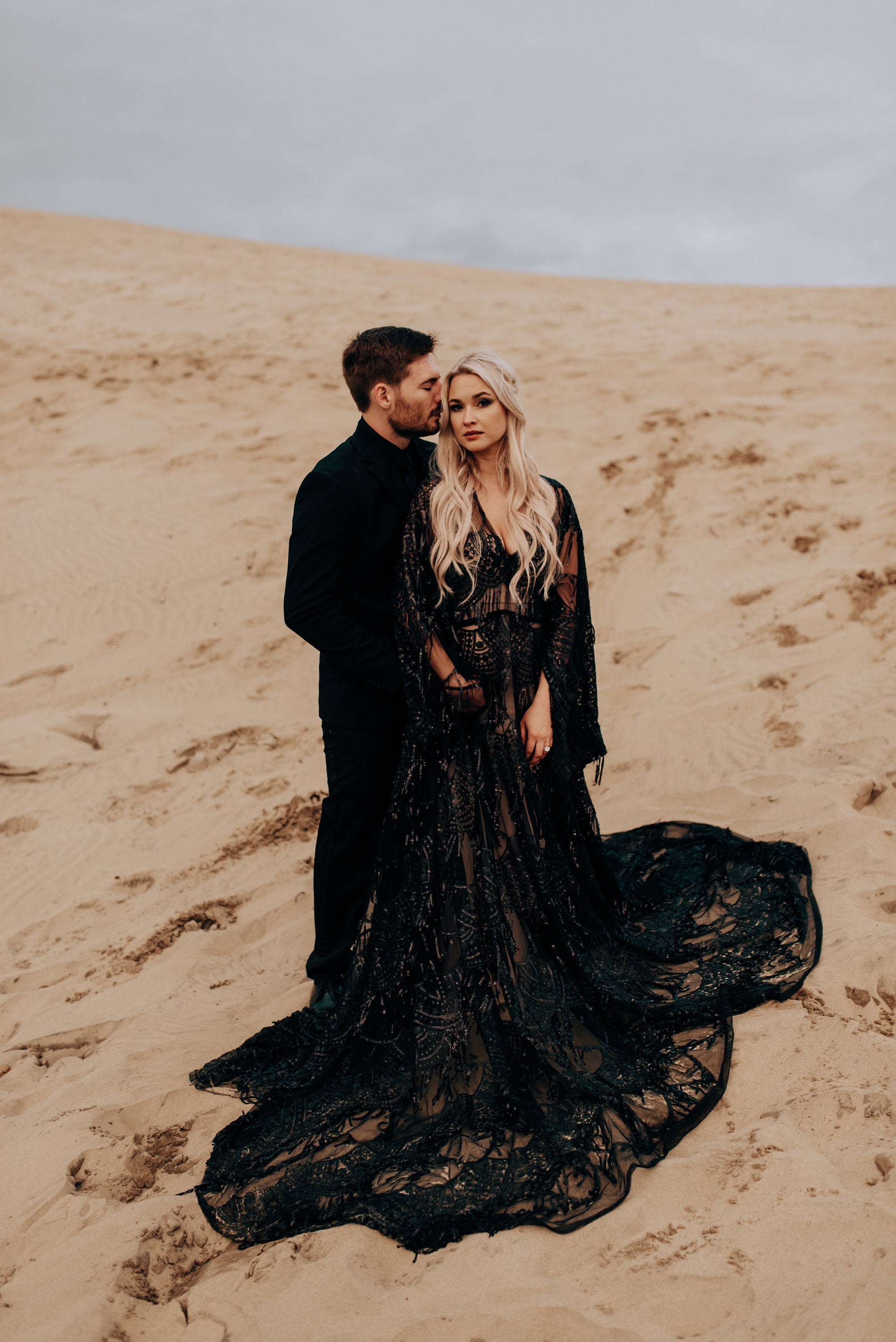 Black beach outlet wedding dresses